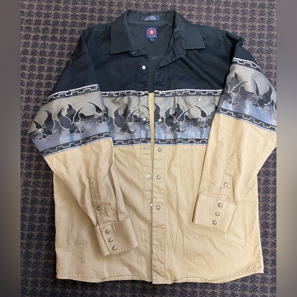 Panhandle Slim Men's Western Pearl Snap Button Shirt